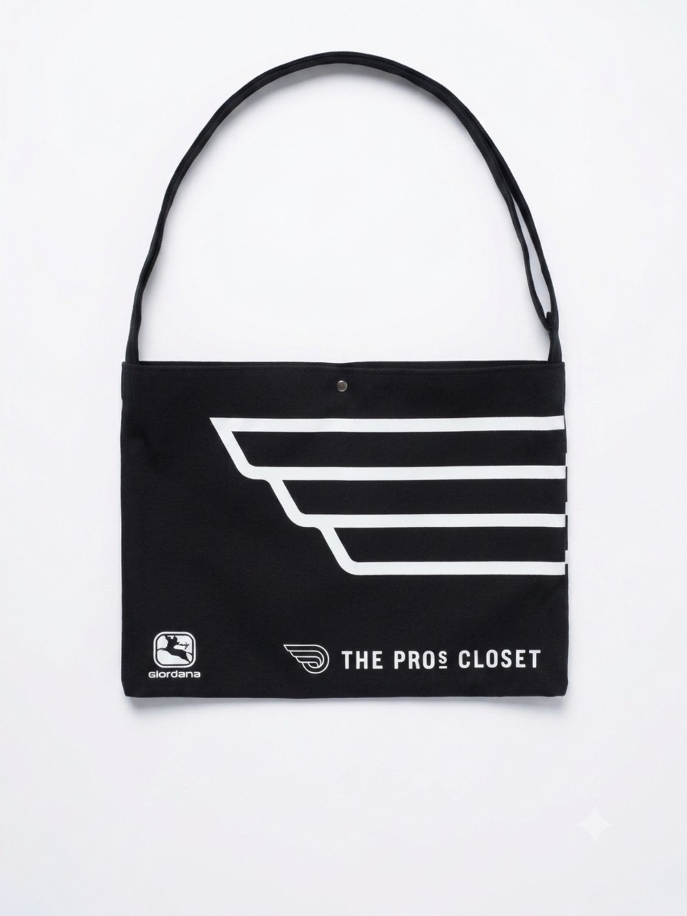 The Pros Closet Black Canvas Shoulder Bag, Tote, Shoulder Bag, Crossbody, Bike.